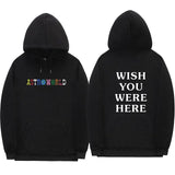 WISH YOU WERE HERE BLACK SWEATSHİRT | UNİSEX