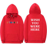 WISH YOU WERE HERE BLACK SWEATSHİRT | UNİSEX