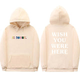 WISH YOU WERE HERE BLACK SWEATSHİRT | UNİSEX