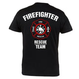 FİREFİGTER RESCUDE TEAM  T-SHİRT